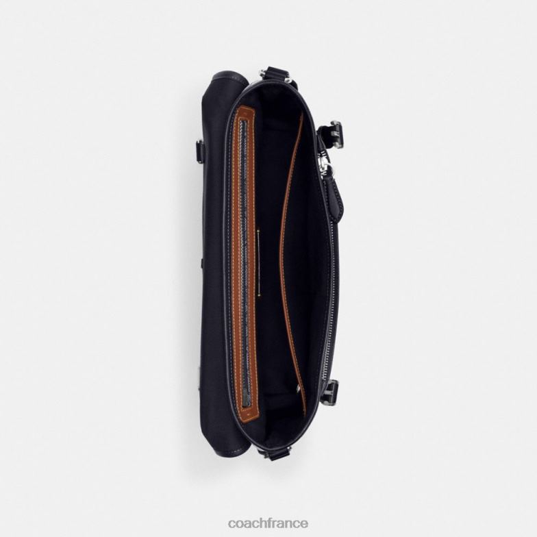 Coach Hommes sac de vélo League en jacquard signature La marine de minuit HHR6J665