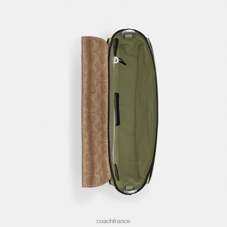 Coach Hommes sac messager avec intérieur en toile emblématique mousse HHR6J647
