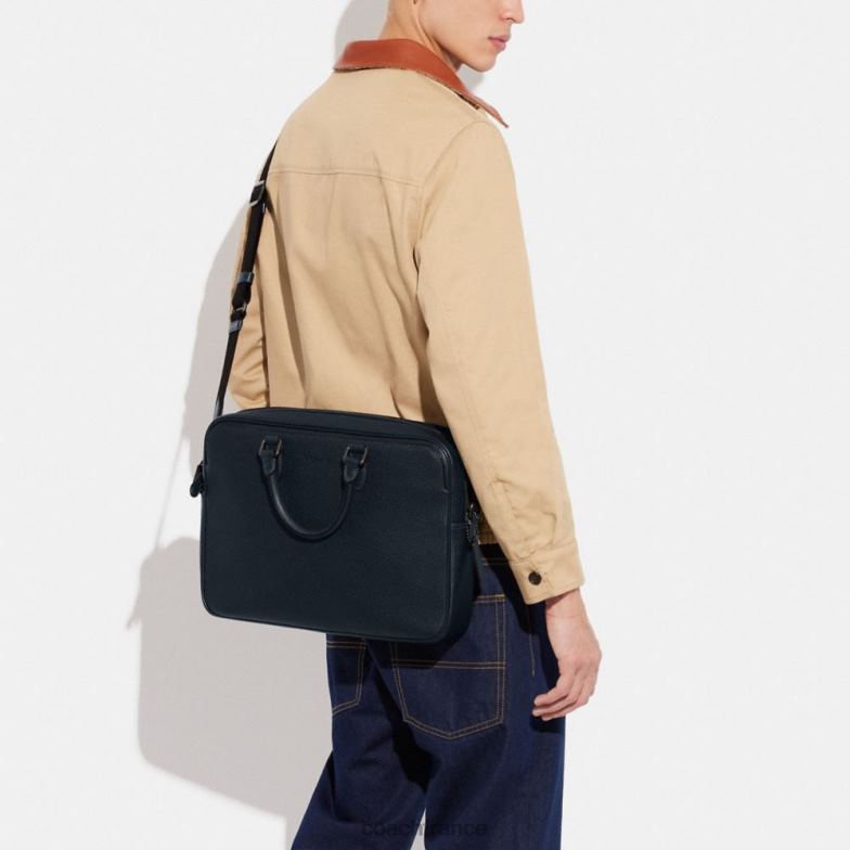Coach Hommes Gotham bref La marine de minuit HHR6J625