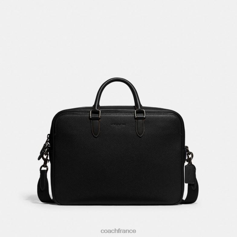 Coach Hommes Gotham bref noir HHR6J624
