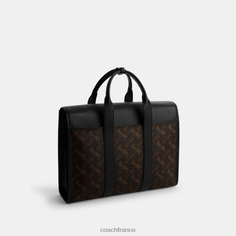 Coach Hommes Portfolio Gotham avec imprimé cheval et calèche truffe HHR6J619