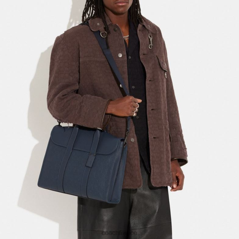 Coach Hommes portefeuille gotham en cuir signature jean HHR6J623