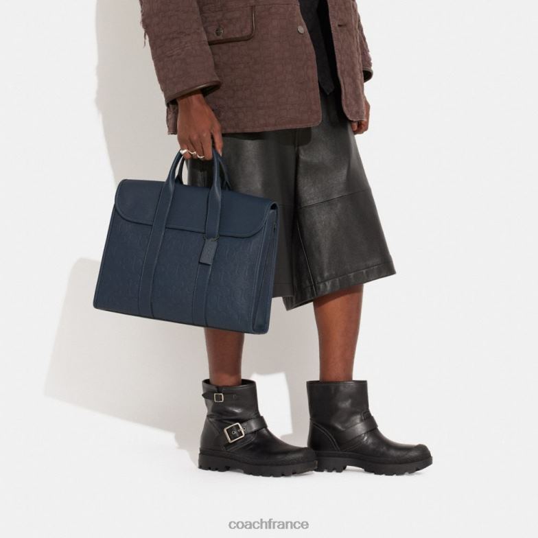 Coach Hommes portefeuille gotham en cuir signature jean HHR6J623