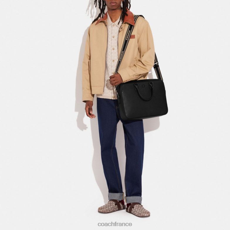 Coach Hommes slip gothique avec intérieur en toile emblématique noir HHR6J622