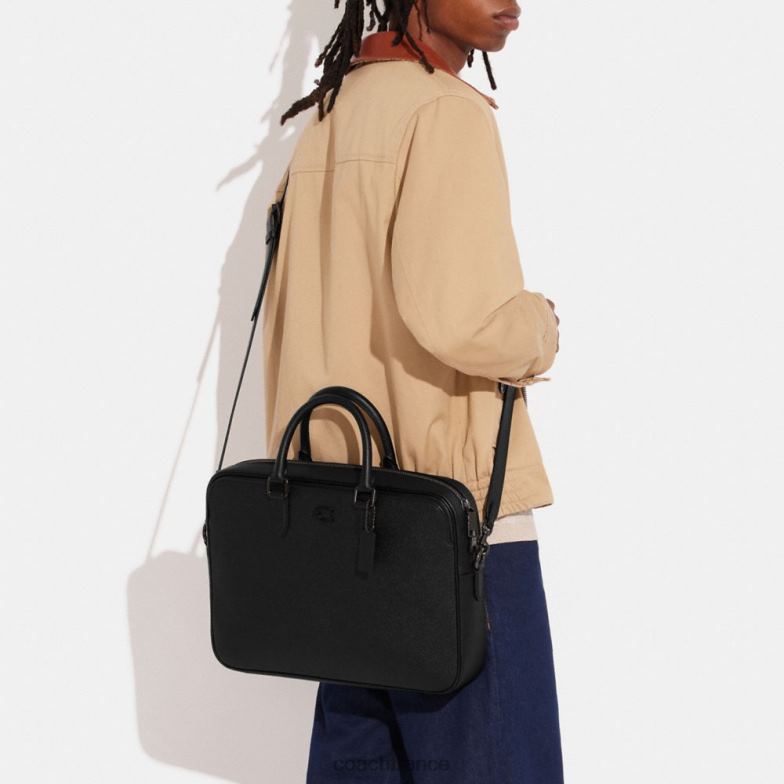 Coach Hommes slip gothique avec intérieur en toile emblématique noir HHR6J622