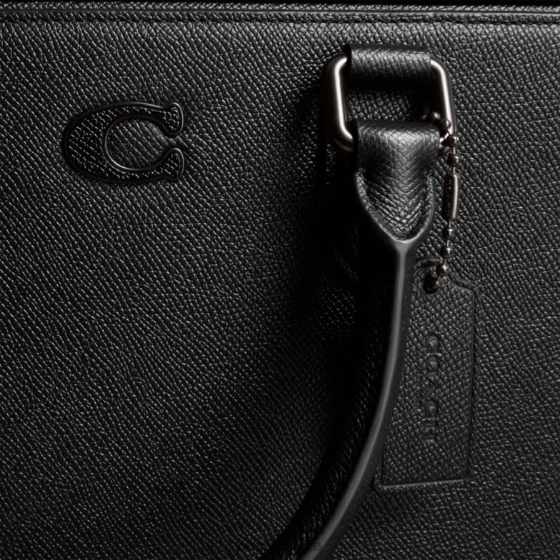 Coach Hommes slip gothique avec intérieur en toile emblématique noir HHR6J622