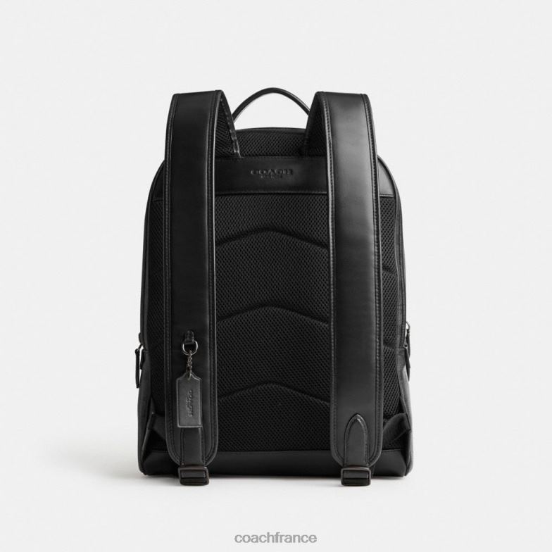 Coach Hommes sac à dos charter en toile exclusive charbon HHR6J676