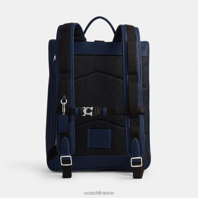 Coach Hommes sac à dos à roulettes beck bleu profond HHR6J687