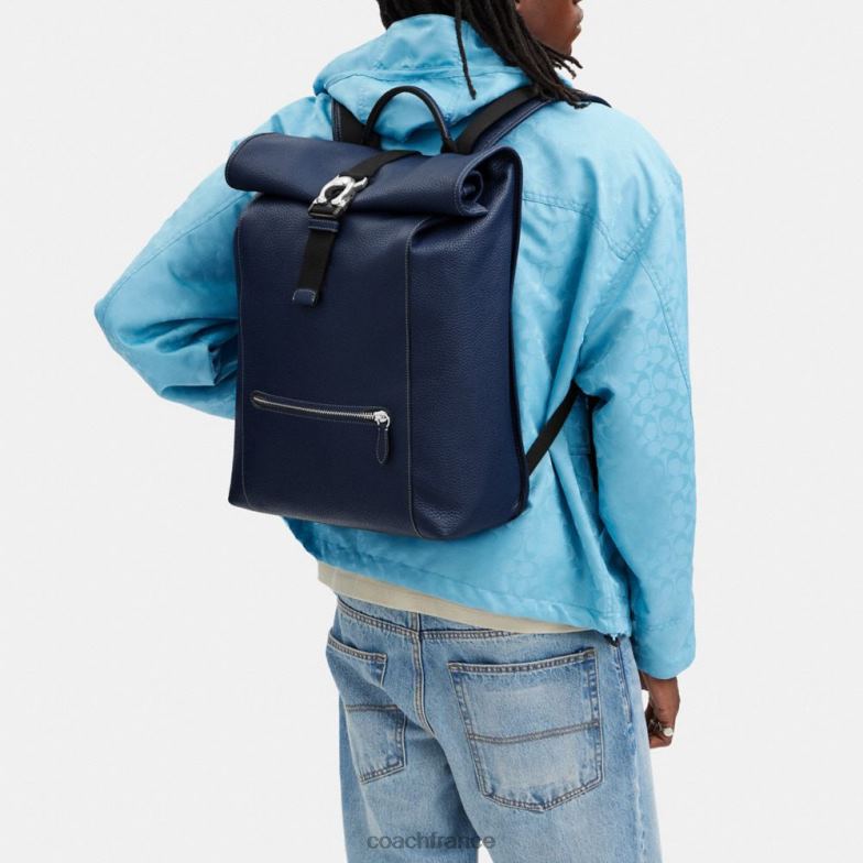 Coach Hommes sac à dos à roulettes beck bleu profond HHR6J687