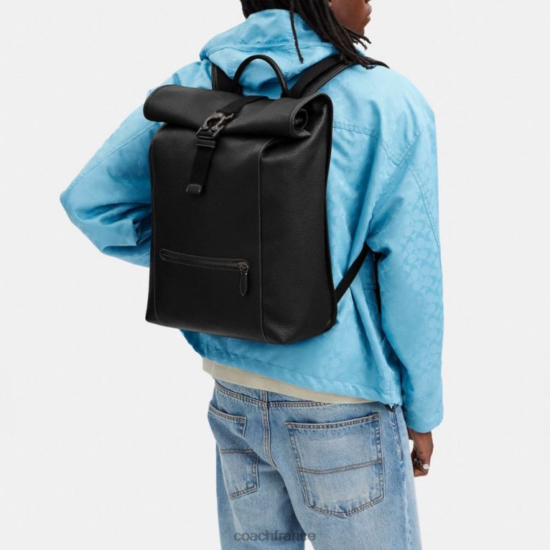 Coach Hommes sac à dos à roulettes beck noir HHR6J686