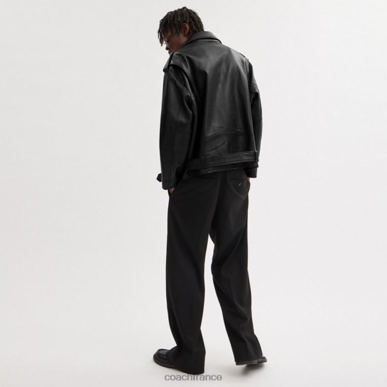 Coach Hommes pantalon tailleur noir HHR6J785